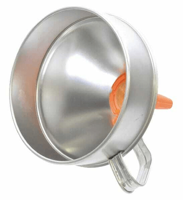 Pièces agricoles - Outils atelier - Entonnoir 3,2 litres en acier Ø200mm