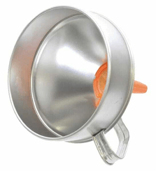 Pièces agricoles - Outils atelier - Entonnoir 3,2 litres en acier Ø200mm