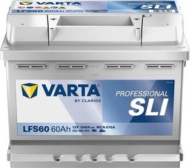 Pièces agricoles - Eclairage - Battery 12V 60Ah 540A LFS60 VARTA Professional Starter