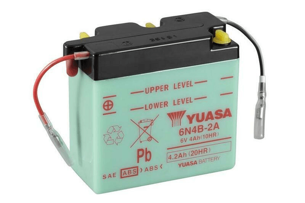 Pièces Quad & Motos - Electrique - Batterie YUASA conventionnelle sans pack acide - 6N4B-2A