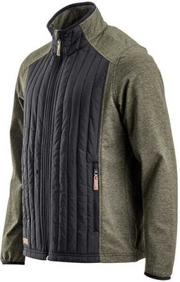 Vêtements et protections - Vêtement  - Veste polaire hybride/homme, olive L