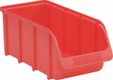Boîte de rangement 146x318x127mm, capacité 4,24l, polypropylène rouge, Linbin no.3L de Hünersdorff
