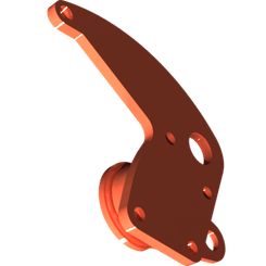 Pièces agricoles - Pièce divers - levier pivotant peint à droite