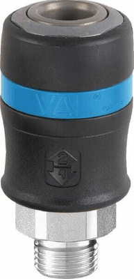 Pièces agricoles - Pièce pneumatique - Raccord rap. sécu mâle BSP1/4"