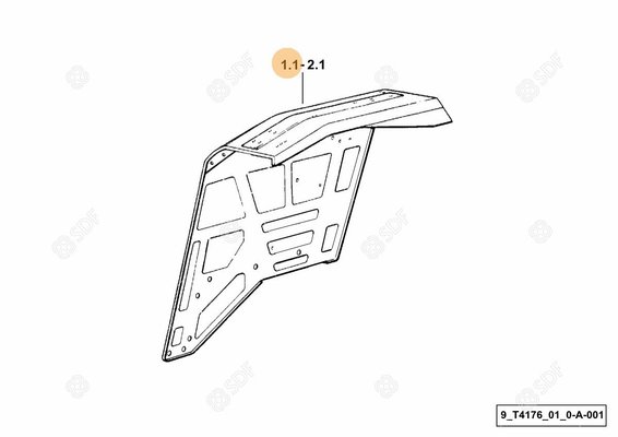 Pièces agricoles - Cabine et structure - AILE