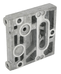Pièces agricoles - Hydraulique - Plaque d'extrémité PVG32 PVSI en acier P,T et LX
