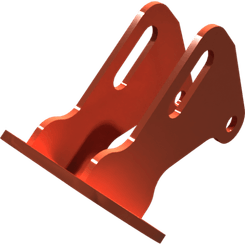 Pièces agricoles - Pièce divers - support verin soudé -peint-