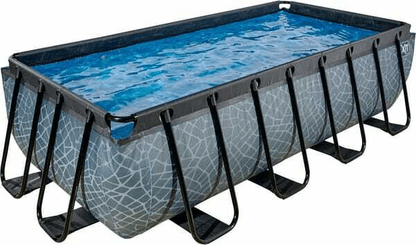 Loisirs - Jouets - Piscine hors-sol 4x2x1 m pierre
