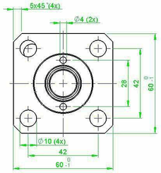 Pièces agricoles - Hydraulique - Vérin racc. rapide Excav. CW0