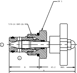 Pièces agricoles - Hydraulique - Fermeture/etrangleur cartouche