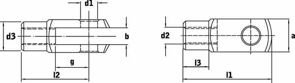 Pièces agricoles - Pièce pneumatique - Chape M16 inox
