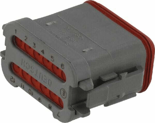 Pièces agricoles - Pièce Pulvérisateur - Logement de fiche 12 P. Femelle DT gra