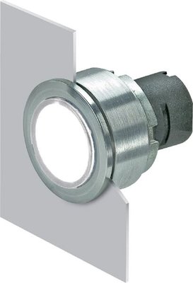 Pièces agricoles - Electricité - Bouton poussoir lumineux blanc