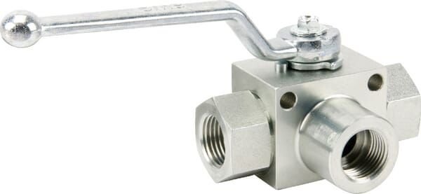 Pièces agricoles - Hydraulique - Robinet à boisseau sphérique 3/2-L - 1/2" BSP