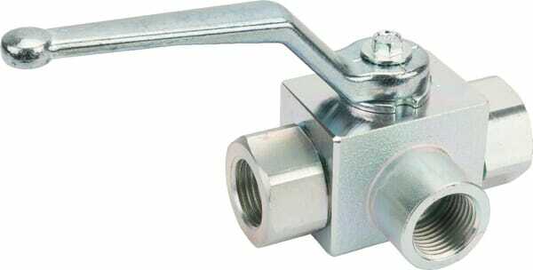 Pièces agricoles - Hydraulique - Vanne à boisseau sphérique 1/2