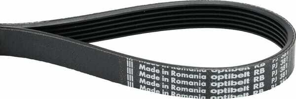 Pièces agricoles - Transmission - Courroie nervurée 6PJ381mm Optibelt
