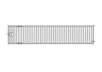 Accessoires et options matériel  - Matériel d'élevage - autre - PACK DE 6 PORTES CHEVRE EXTENSIBLE BARREAUDEE DE 5M/5.30M