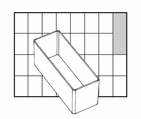 Pièces agricoles - Outils atelier - Boite de rangement 109x39x47mm Raaco