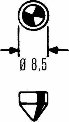 Pièces agricoles - Eclairage - Ampoule T15x43 -12V-15W SV8,5