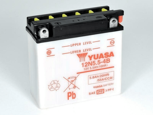 Pièces Quad & Motos - Electrique - Batterie YUASA conventionnelle sans pack acide - 12N5.5-4B