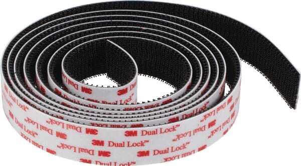 Chimie - Chimie divers - Ruban de fermeture refermable, Dual Lock™ SJ356B transparent 2,5 m x 25 mm 3 M