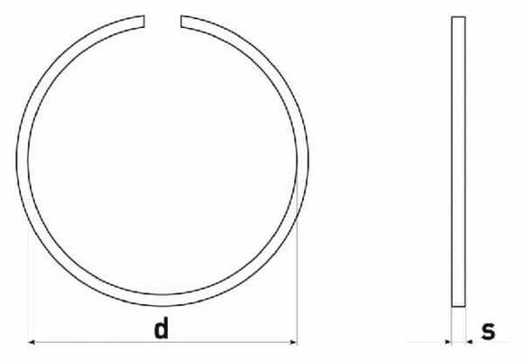 Pièces agricoles - Roulements - Bague de sécurité