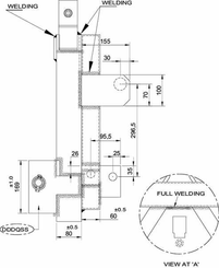 Pièces agricoles - Tracteur pièce adaptable - Adaptateur 3 points Euro