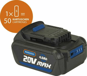 Pièces agricoles - Outils atelier - Batterie au Li-Ion 20V 4Ah pour pistolet à graisse