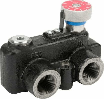 Pièces agricoles - Hydraulique - Régulateur de débit 3 voies 0–19 l/min