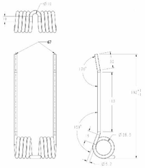Pièces agricoles - Fenaison & élevage - Dent de ramassage Ø5.2 p/McHale