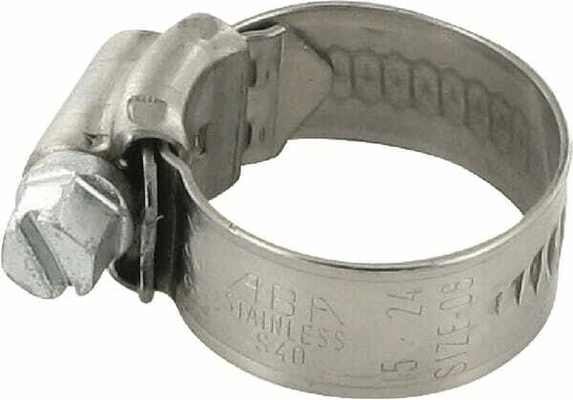 Pièces agricoles - Fasteners - Collier de ser. inox 15x24mm
