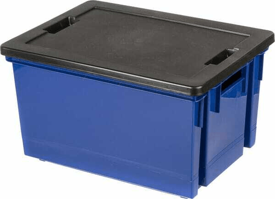 Pièces agricoles - Outils atelier - Bac bleu 20L 390x230x290mm EDA