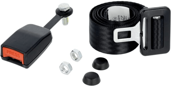 Pièces agricoles - Pièce divers - Ceinture de sécurité noire statique 2 points