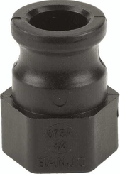 Pièces agricoles - Pièce Pulvérisateur - Camlock 3/4" mâle x 3/4" NPT fem. Banjo