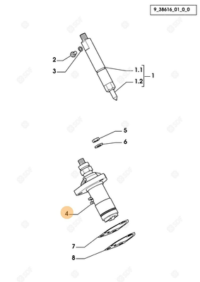 Pièces agricoles - Pieces moteur - POMPE INJECTION