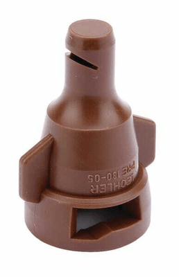 Pièces agricoles - Pièce Pulvérisateur - Buse à injection d'air à cône creux OC 130° 5 brun plastique Lechler