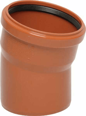 Pièces agricoles - Hydraulique - Coude PVC 125 mm x 15°