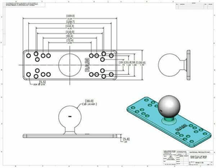 Pièces agricoles - Pièce Pulvérisateur - Plaque de montage