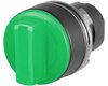 Sélecteur à bouton, illuminé, vert, 2 positions, Cam A