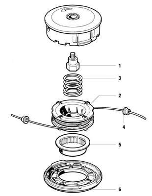 Pièces agricoles - Jardin et forêt pièce adaptable - Tête semi auto sans adaptateur