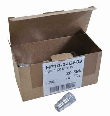 Pièces agricoles - Hydraulique - Coupleur mâle 1/2-1/2"BSP-20pcs