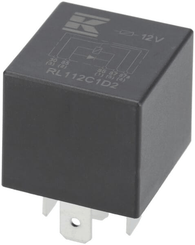 Pièces agricoles - Eclairage - Mini relais 12V, inverseur, 30A/40A, diode, sans support