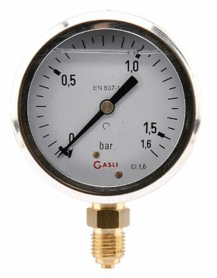 Pièces agricoles - Hydraulique - Manomètre Ø63 0-1,6bar ¼" inf.