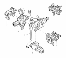 Pièces agricoles - Pièce Pulvérisateur - Vanne à sections ECM 2