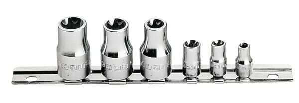 Outils - Outils divers - Jeu de 6 douilles 1/4 torx