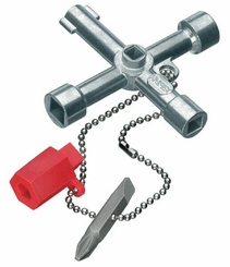 Outils - Outils divers - Cle pour armoires de manoeuvre