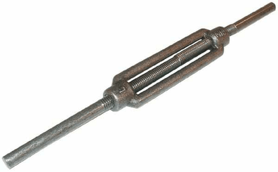 Pièces agricoles - Fasteners - Tendeur ouvert à souder M36