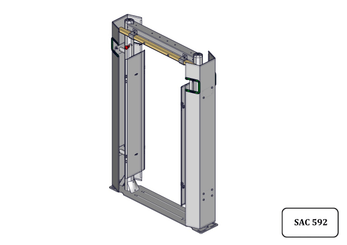 Materiels - Accessoires 100Kg-200Kg - PORTIQUE SIMPLE COMPLET DE CONTENTION