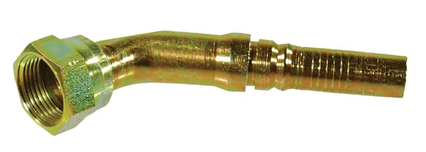 Pièces agricoles - Hydraulique - Raccord à sertir 4SH-DN16-1,3/16" ORFS-45°