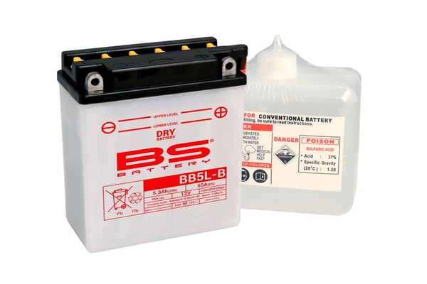 Pièces Quad & Motos - Electrique - Batterie BS BATTERY Haute-performance avec pack acide - BB5L-B